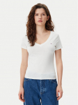 Tommy Jeans T-s&auml;rk DW0DW20458 Valge Slim Fit S