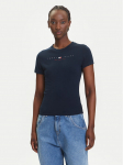 Tommy Jeans T-s&auml;rk Linear DW0DW21422 Tumesinine Slim Fit