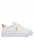 Tommy Hilfiger Tossud Platform Court Sneaker Metallics FW0FW08648 Valge 40