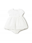 Mayoral Elegantne kleit 1862 Valge Regular Fit