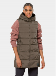 Jack Wolfskin Varrukateta jakk Eisbach Vest 1206991 Pruun Regular Fit
