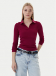 Tommy Jeans S&auml;rkpluus Essential DW0DW21933 Bordoopunane Slim Fit