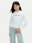 Calvin Klein Jeans Pluus Inst Logo LV1CKSJB38 Valge Regular Fit