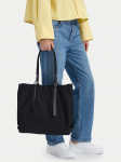Tommy Hilfiger K&auml;ekott Th Elevated Nylon Tote AW0AW18406 Must