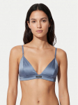 Calvin Klein Underwear Bralette rinnahoidja Signature Satin LV00QF8392 Helesinine
