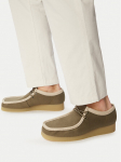 Clarks Poolsaapad Wallabee EVO 26186172 Roheline
