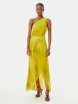 Simona Corsellini Kokteilikleit P26CEAB11301 Kollane Slim Fit