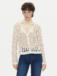 Pepe Jeans Kardigan Olympia PL702273 Beež Regular Fit