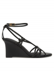 Tommy Hilfiger Sandaalid Leather Knots Wedge Sandal FW0FW08417 Must 41