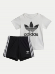 adidas Komplekti kuuluvad t-s&auml;rk ja &scaron;ortsid JE0521 Must Regular Fit