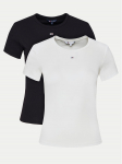 Tommy Jeans T-s&auml;rkide komplekt DW0DW21430 V&auml;rviline Slim Fit