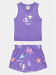 Champion Komplekti kuuluvad t-s&auml;rk ja &scaron;ortsid 404680 Lilla Regular Fit