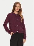 ViCOLO Kardigan 77100S Bordoopunane Regular Fit