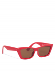 Pieces P&auml;ikeseprillid Pctrine Sunglass Box 175942 Punane