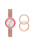 DKNY K&auml;ekell Sasha NY6654SET Roosa kuld