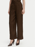 Tommy Hilfiger Riidest p&uuml;ksid WW0WW48970 Tumepruun Wide Leg