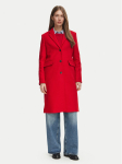 Tommy Hilfiger Villane mantel Classic WW0WW51106 Punane Regular Fit