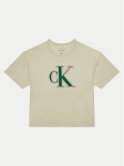 Calvin Klein Jeans T-s&auml;rk IG0IG02806 Ekr&uuml;&uuml;v&auml;rv Boxy Fit