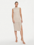 Marella Kootud kleit Lisetta 2413621015 Beež Regular Fit