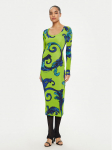 Versace Jeans Couture Igap&auml;evane kleit 78HAO920 Roheline Regular Fit 46