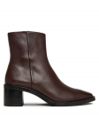 Calvin Klein Saapad Block Heel Zip Boot Lth HW0HW02593 Bordoopunane