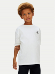 Calvin Klein Jeans T-s&auml;rk Bridge LVCKSJA05B Valge Regular Fit 8Y