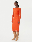 Patrizia Pepe Kokteilikleit 8A1604/J376-R877 Oranž Regular Fit