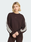 adidas Pluus Adidas Kit 3-Stripes KW7702 Pruun Loose Fit