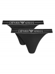 Emporio Armani Underwear Stringide komplekt EW000405 AF10881 MC005 Must