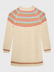 United Colors Of Benetton Kootud kleit 1176HV002 Beež Regular Fit