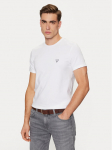 Guess T-s&auml;rk Caleb U97M00 KCD31 Valge Slim Fit