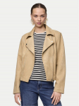 Pieces Tehisnahast jope Beminda 17134838 Beež Regular Fit