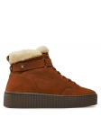 Tommy Hilfiger Saapad Faux Fur Nubuck Low Lace-Up FW0FW08172 Pruun 36