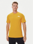 The North Face T-s&auml;rk Redbox NF0A87NP Kollane Regular Fit