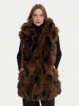 LOLA CASADEMUNT Vest LF2501008 Pruun Regular Fit