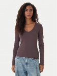 Tommy Jeans S&auml;rkpluus Essential DW0DW17990 Pruun Slim Fit