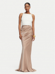 Elisabetta Franchi &Otilde;htune kleit AB-R17-62E2 Helepruun Slim Fit