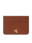 LAUREN RALPH LAUREN Kaardihoidik Slim Card 432876732002 Pruun