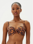 Chantelle Bikini &uuml;lemine osa Sauvage C17UNK Pruun