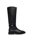 Calvin Klein Ratsasaapad Square High Boot Lth Mg Hdw HW0HW03187 Must