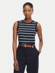 Tommy Hilfiger Top Multistripe WW0WW50025 Tumesinine Slim Fit