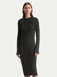 Marc O'Polo Kootud kleit 409 5045 67097 Must Slim Fit