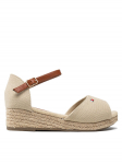 Tommy Hilfiger Espadrillid Rope Wedge Sandal T3A7-32185-0048 M Beež