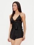Hunkem&ouml;ller Pidžaamas&auml;rk Cami Satin Lace Marcela 205066 Must Regular Fit M