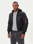 Alpha Industries Bomber-jakk MA-1 Zip Hood Back Print 128113 Must Regular Fit