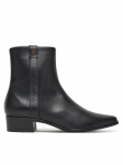 Tommy Hilfiger Saapad Th Leather Pointy Zip Bootie FW0FW08980 Must