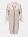 ONLY Carmakoma Kardigan 15282289 Beež Regular Fit