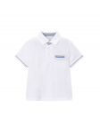 Mayoral Polo s&auml;rk 3103 Valge Regular Fit