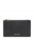 Calvin Klein Rahakott Foil Logo Top Zip Cardcase LV04F1090G Must