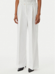 Tommy Hilfiger Riidest p&uuml;ksid WW0WW48884 Valge Wide Leg